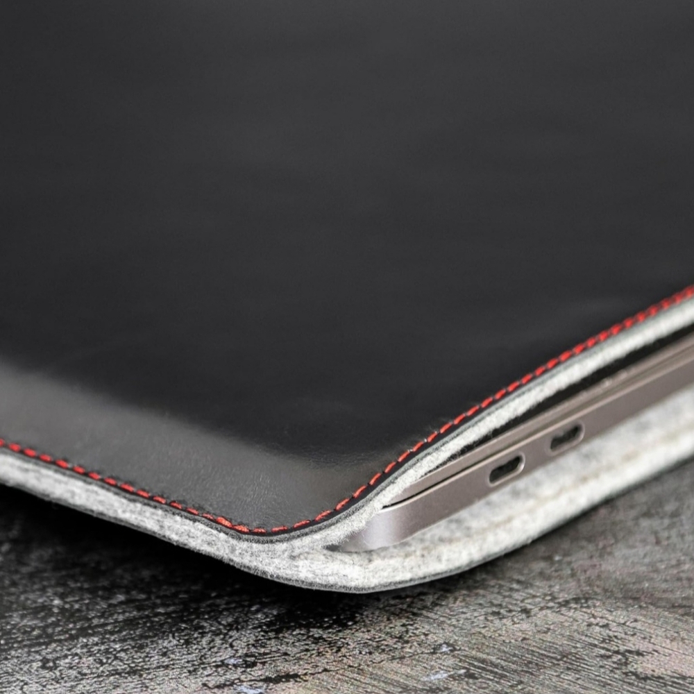 CaseMade Real Leather Laptop Sleeve - Picture 5 of 8